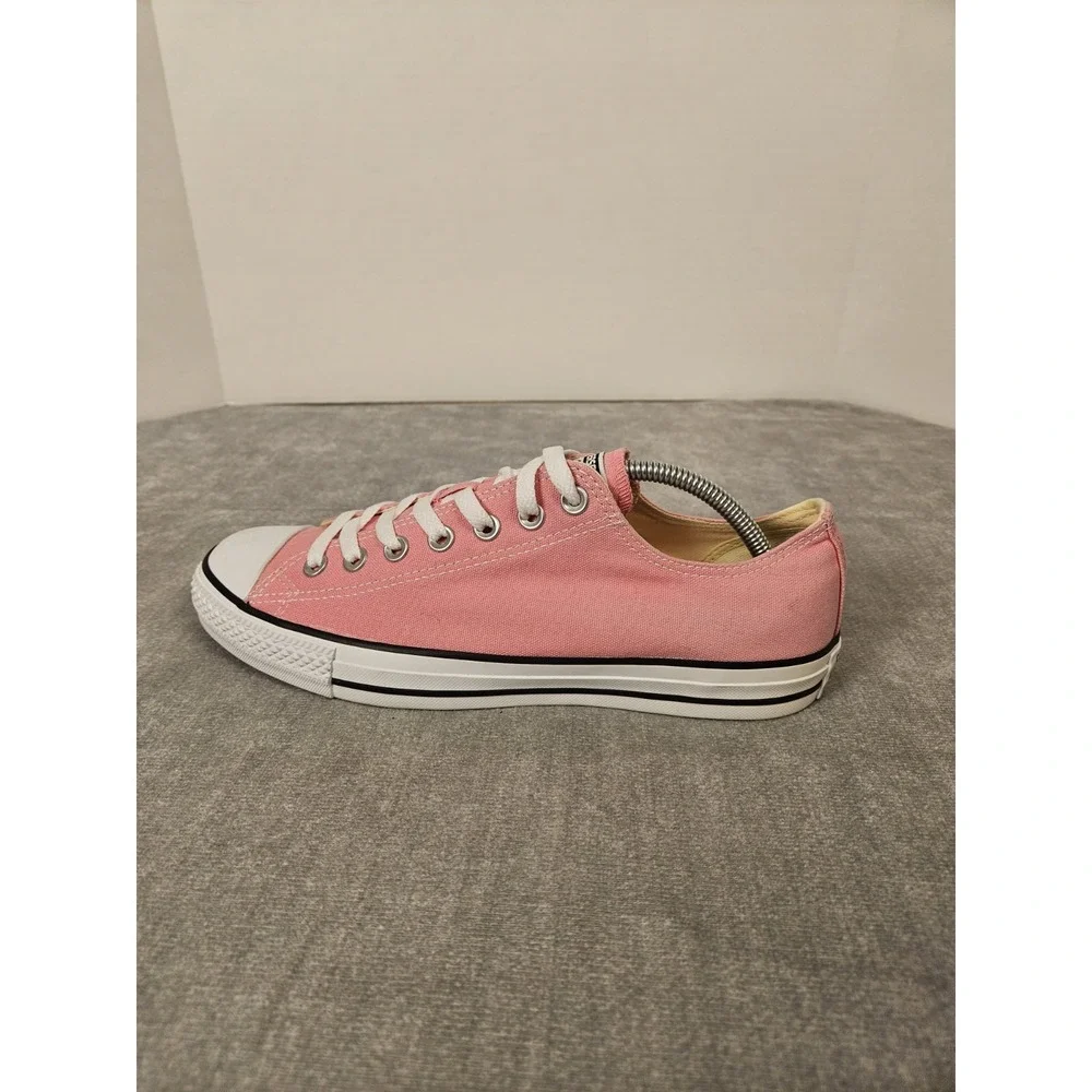 Converse Chuck Taylor All Star Low Mens 8.5 Womens 10.5 Pink Canvas Sneakers OX